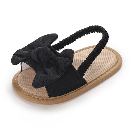 Infant Non-Slip First Walkers Footwear 0-18 Months Baby Girls Sweet Flowers Sandals Summer Soft Sole Flat Princess Dress Shoes