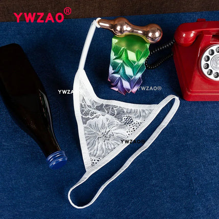 YWZAO Fisting Panties Adult Anal Invisible Thong Butt Plug Ass Erotic Lingerie For Ladies Toys Anus Dildo N11 White Combination