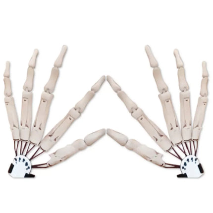 3D Printed Halloween Articulated Fingers Extensions Flexible Joints Movable Wearable Long Fingers Decoration Props Claw Cosplay
