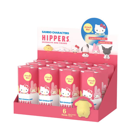 Sanrio Characters Blind Box Hippers Mini Figures Cute Collectible Ornaments For Car Tesla Dashboard Desktop Decor For Anime Fans
