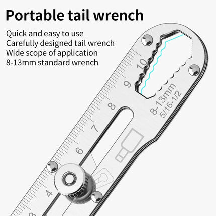 LUXIANZI 10 IN 1 Stainless steel Knife Retractable Waterproof Outdoor Camping Tool Multifunctional Utility Cutter Knife Blades