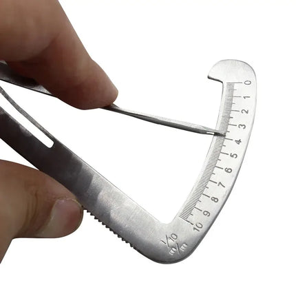 JUMTOP Dental Gauge Caliper Metal Wax Thickness Measurement Ruler