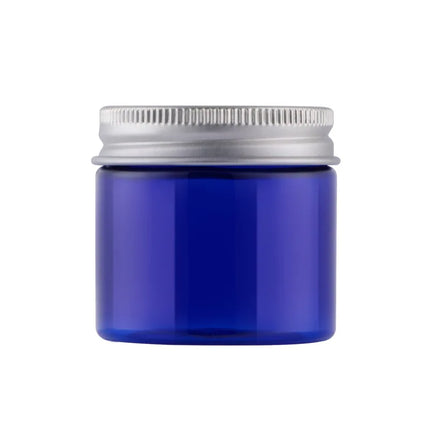 10/30/50pcs 50ml 80ml Travel Cosmetic Empty Bottle Clear/Brown/Blue Jar Pot Aluminum Cover Cream Eyeshadow Makeup Container Box