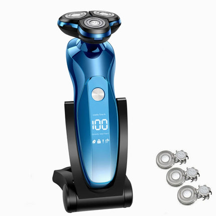 ZOZEN Electric Shaver Rotary Shaver Electric Razor Beard Trimmer Rechargeable Shaving Machine for Men Wet-Dry Use Waterproof