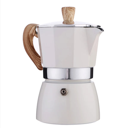 Custom Logo Moka Pot 3-cup Stovetop Espresso Maker Elegant Coffee & Tea Set