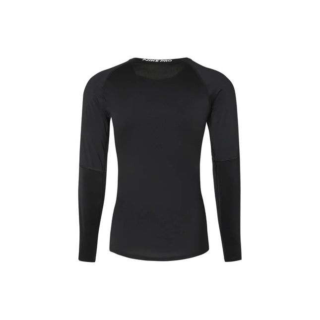 Nike Official 2023 New Men's Logo Print Crew Neck Long-Sleeve T-Shirt FB7920-010