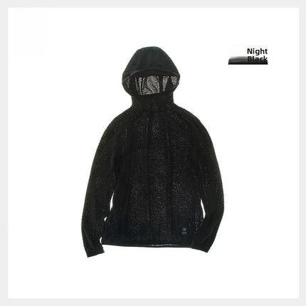 Outdoor Men's Long Sleeve Fleece Hoodie Comfortable Warm Polyester T-Shirt Sports Style Anti-static Anti-pilling Standard Fit
