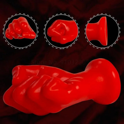 Anal Plug for Fist Sex Toys Realistic Hand Dildo with Strong Suction Cup Vaginal Anal G Spot Stimulation Female Masturbation Toy