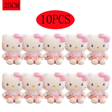2 style Hello Kitty Anime Hello Kitty Stuffed Toys Plushier Soft Pillow Birthday Gifts For Girls Kawaii Hello Kitty Plush Dolls