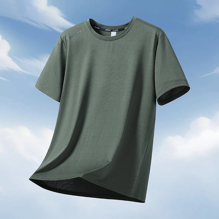 180kg 12xl 11xl 10xl 9xl T-Shirts Men Extra Large Size Quick Dry Round Neck Short Sleeve Oversized Tops Tee Big Loose Clothing