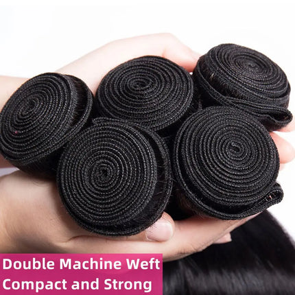 Peruvian Hair 30 40 Inches 1 3 4 Bundles Loose Wave Quick Weave Human Hair Bundles Unprocessed Curly Weave Extensions for Women