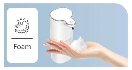 P9 Automatic Foam Soap Dispensers 400ml Bathroom Smart Washing Hand Machine With USB Charging 2-in-1 Desktop Wall Hanging