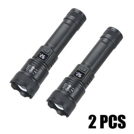 Ultra Bright P50 LED Flashlight Tactical EDC Zoomable Handheld Torch Emergency Spotlight  14500 18650 Battery