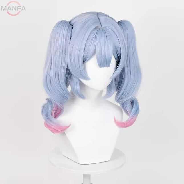 2 styles of Miku Rabbit Hole Cosplay Wig Heat Resistant Synthetic Wigs+ Wig Cap