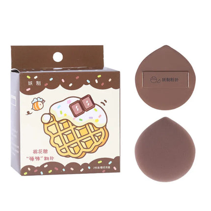 Yaozhi Air Cushion Blender Puff Cosmetic Applicator Liquid Foundation BB Cream Powder Sponge Soft Double-Sided Use Makeup Tool