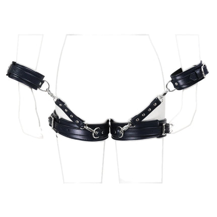 Thierry Bondage Restraint Adult Games Sex Toys For Woman,Thigh Cuffs, Handcuffs, Leg Cuffs Connection Belt,  Erotic Fetish Slave