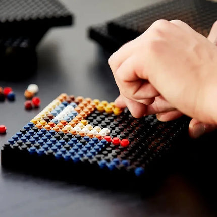 31200 MOC Darth Maul Classic Pixel Art Painting Building Blocks Set Mosaic Bricks Movie Toys Wall-mounted Best Birthday Gift
