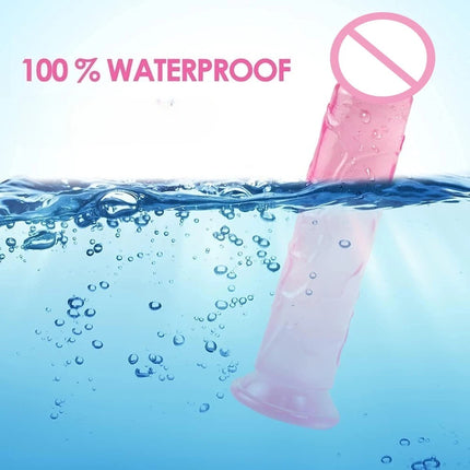 Realistic Dildos, Pink Dildo with Strong Suction Cup for Women,Adult Sex Toys，toys for Sexuals，safer Sex Products，anal Plug，dick
