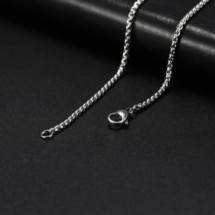 My Shape 3mm-10mm Cuban Chain Stainless Steel Necklaces for Men Male Chains Figaro Box Chain Choker Punk Jewelry 45cm 50cm 60cm