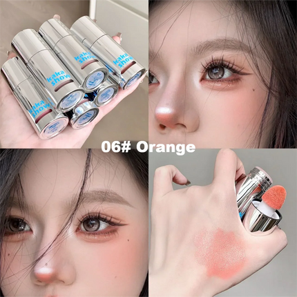 Liquid Blush Natural Water Light Waterproof Blush Stick Moisturize Cheek Blusher Brighten Contour Sponge Brush Makeup 4 Colors