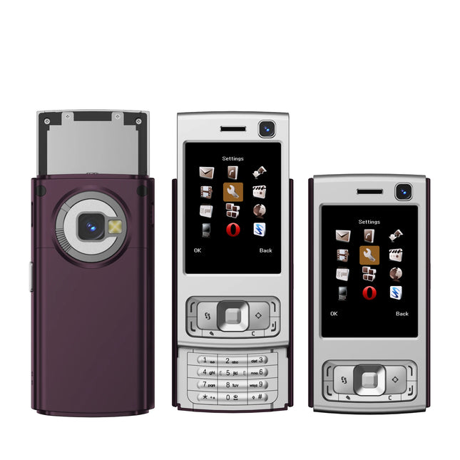 SERVO N95 PRO Slide Screen Mini Mobile Phone Speed Dial Call Recording Magic Voice Blacklist 2G Push Screen Torch Cellphone MP4