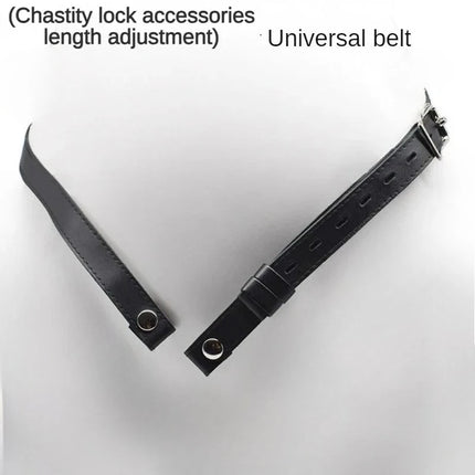 Chastity Cage PU Leather Anti-off Auxiliary Belt Anti-off Male Penis cage Adjustable Rope Chastity Lock Accessories sexyshop