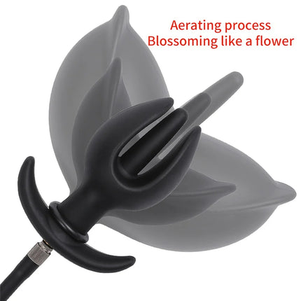 Silicone Inflatable Butt Plug Removable Pump for Anal Stretch Large Anal Plug Anal Trainer Anal Dildo Buttplugs Anal Sex Toys