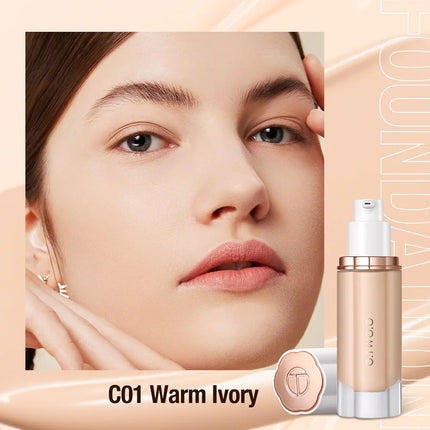 Soft Matte Foundation Liquid Lightweight Natural Finish Long Lasting Hydrating Oil Control Face Makeup for Woman Daily Wear
