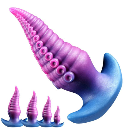 Wearable Anal Plug Octopus Dildo G-Spot Stimulation Wear Butt Plug Fake Dildo Mini Buttplug Analplug For Women Men