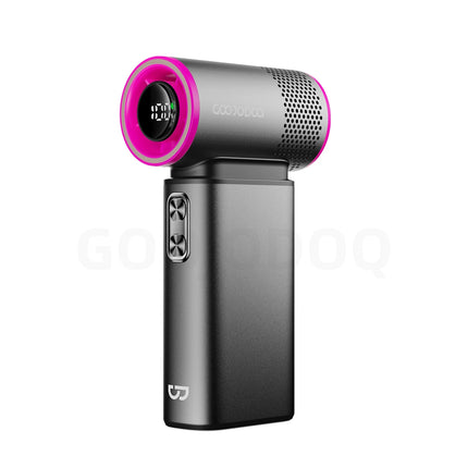 GOOJODOQ Ultra High Speed 5 in1 Multifunction Fan 100 Gear Wind Mini Fan with Emergency Light and Power Bank
