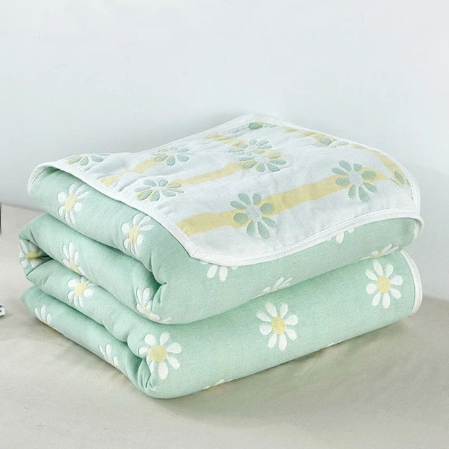Chiffon towel, 6-layer cotton duvet, adult and children, double bed, air conditioner, fine duvet, extra large bedding