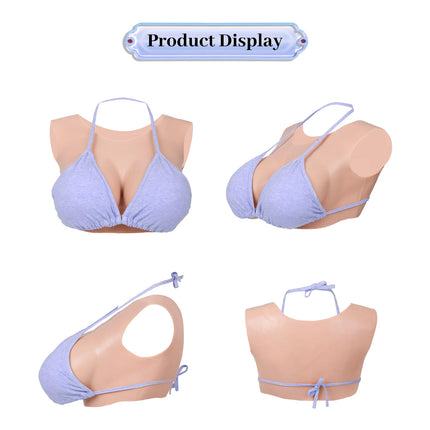 CYOMI Silicone Fake Breast Forms Huge Boobs Chest for Mastectomy Cancer Transgender Crossdresser Cosplay Sissy Drag Queen