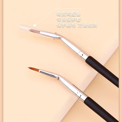 T22 Fine Eyeliner Makeup Brush Liquid Gel Eyeliner Brush Precision Thin Long Eyeliner Brush Professional Eye Liner Makeup Tool
