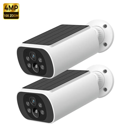 Solar Camera WIFI Outdoor Wireless Security Cam 2.5K Ultra Standby Time PIR Smart Light Color Night Vision AI Detect Battery Cam