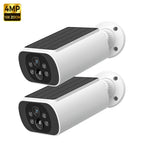 2PCS White / Solar Camera / China Mainland