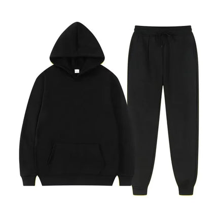 Men's Hoodie and Pants Tracksuit Set - Warm Casual / Ensemble Survêtement Hommes Capuche et Pantalon - Chaud Décontracté