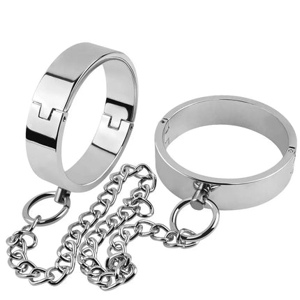 Metal Handcuffs Ankle Cuff Bondage Bracelet Restraints BDSM Adult Game Sex Toys for Couples Erotic Slave Toys Women Men