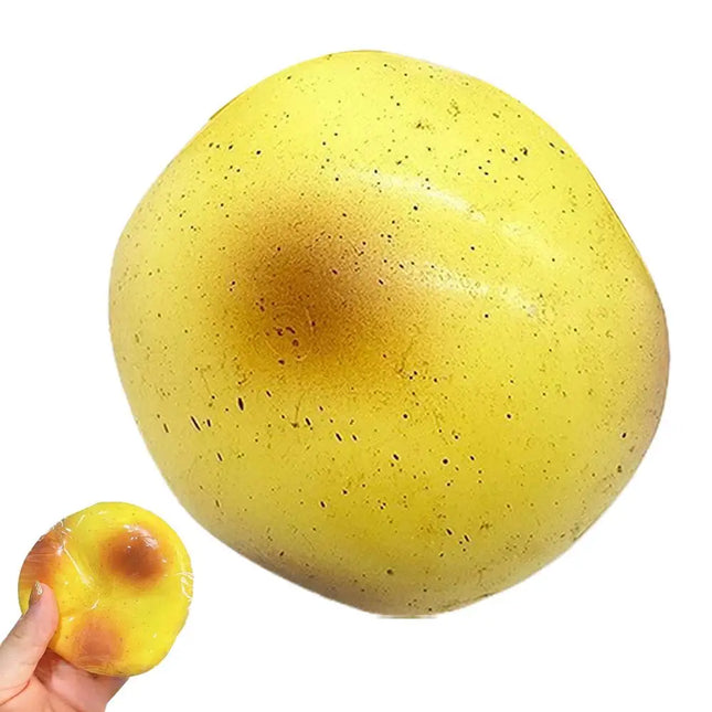 Fluid Potato Squishy Toy Slow Rise Stress Ball, Realistic Fruits Fidget, Decompression Gift For Kids & Adults Anxiety Relief