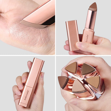 2 IN 1 Cream Bronzer And Contour Stick Waterproof Highly Pigmented Instant Depth & Dimension Contouring Face Makeup Cosmetics