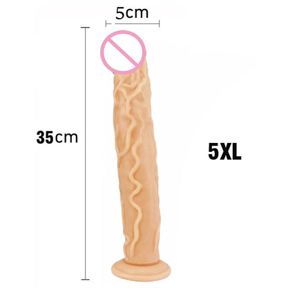 New Realistic Dildos Erotic Jelly Dildo Artificial Penis G-spot Simulation Large penis Anus Anal plug Female penis masturbation