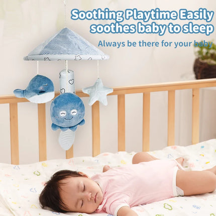 Baby Sensory Hanging Rattles Learning Toy Soft Plush Animals Newborn Baby Rattle Multifunctional Stroller Toys 0-24 Months Gifts