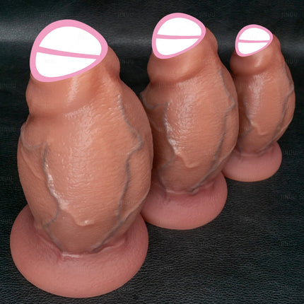 3Sizes Realistic Anal Dildo Thick Huge Penis Suction Cup Anal Sex Toys For Woman Vagina Adult Masturbator Cock Big Dick buttplug