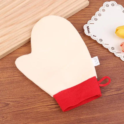 Body Lotion Glove Self-Tanning Mitt Double-Sided Prevents Sticky Hands Applicator Quick Dry Flocking Glove Makeup Applicator