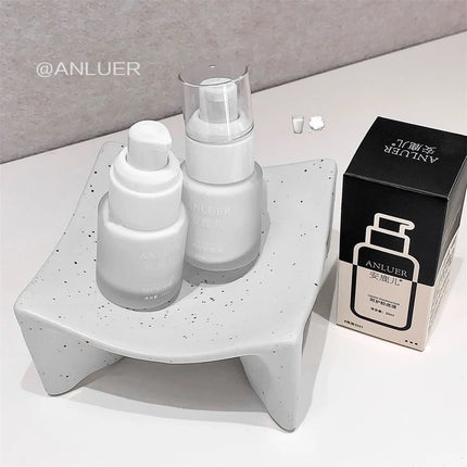 White Liquid Foundation Blending Pure Silky Creamy Matte Long-Wearing Transfer-Resistant for Stage Cosplay Halloween Makeup 30ml