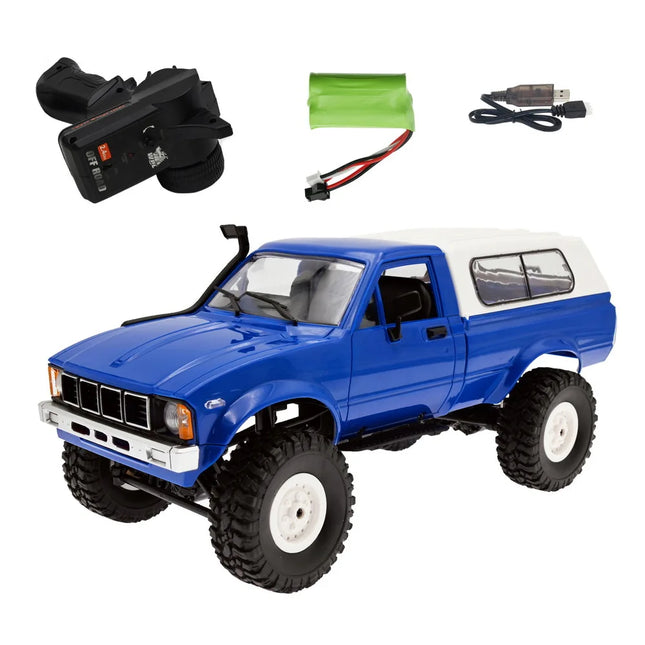 WPL Truck C64-1 C24-1 Full Scale Upgrade 1/16 Off Road Pickup RC Truck Children's RC CARS Electric Gift Toy