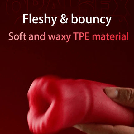 Automatic Male Masturbator Cup Vibrator Tongue Licking Blowjob Real Vagina Pocket Pussy Penis Oral Sex Toy For Adult Men Sexshop