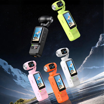 4K HD Pocket Action Camera 180 Degree Rotation Lens with 1.97-inch Screen for Cycling Travel Sport and Outdoor Activities