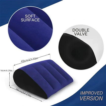 Sex Aid Inflatable Pillow Set - Love Positions Support Cushion, Erotic Sofa Adult Games, Couples Sex Toys Kits