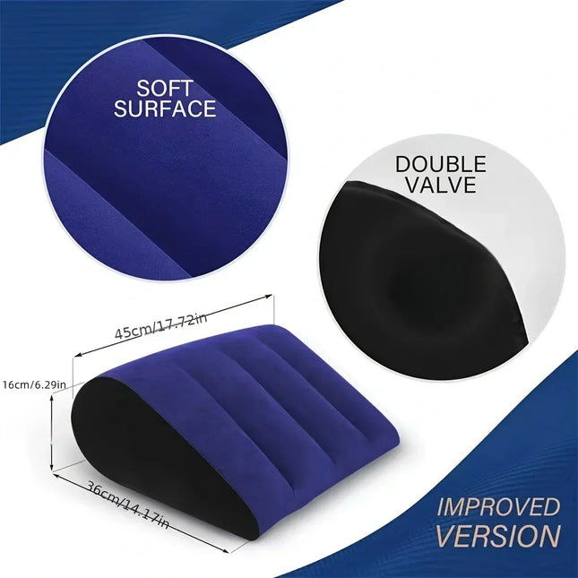 Sex Aid Inflatable Pillow Set - Love Positions Support Cushion, Erotic Sofa Adult Games, Couples Sex Toys Kits