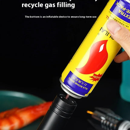 Gas Lighter Kitchen Cooking Powerful Metal Windproof Torch Flame Jet Barbecue Smoking Accessories Cigar Lighters Men's Gift